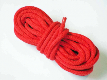Dünnes Seil für Bondage rot 5 m lang